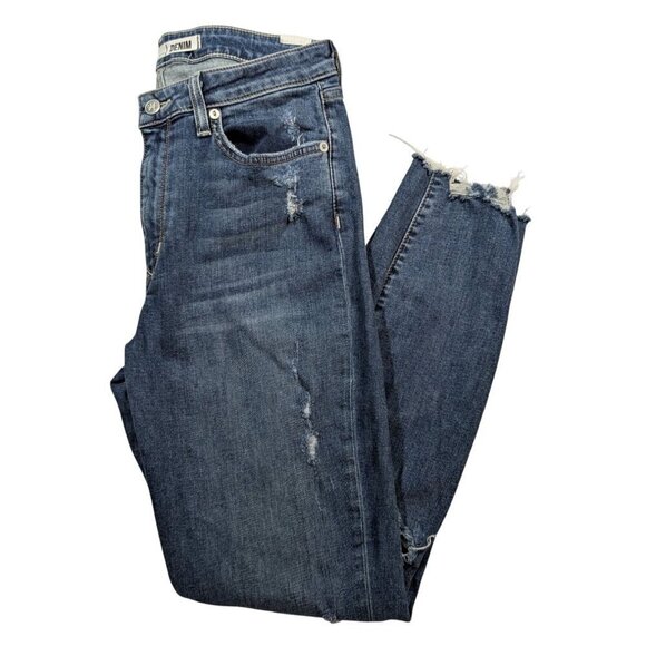 Lovers + Friends Jeans Hi-Rise Skinny Mason Distressed Women Size 29 - Picture 1 of 11